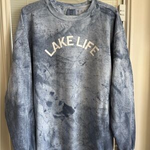 Comfort Colors Lake Life Blue Sweatshirt